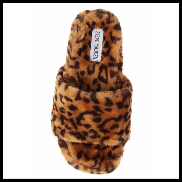 STEVE MADDEN FURRY SLIDES PLATFORM SANDALS A2C - Picture 11 of 16